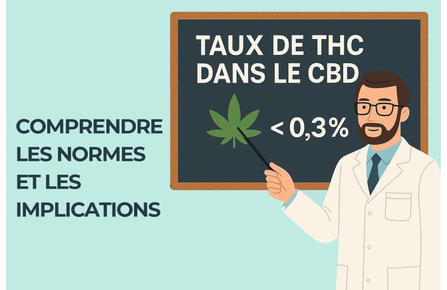 Taux de THC dans le CBD : comprendre les normes et les implications