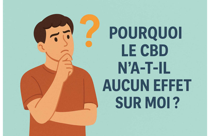 Pourquoi le CBD n'a-t-il aucun effet sur moi ?
