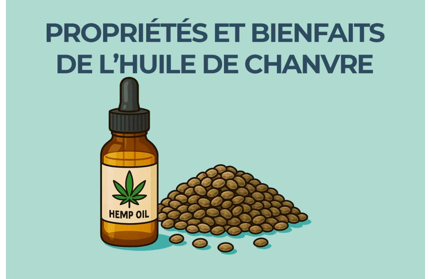 Propriétés et bienfaits de l'huile de chanvre
