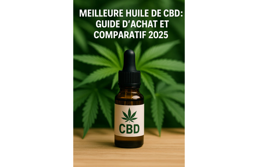 Meilleure huile de CBD : guide d’achat et comparatif 2025