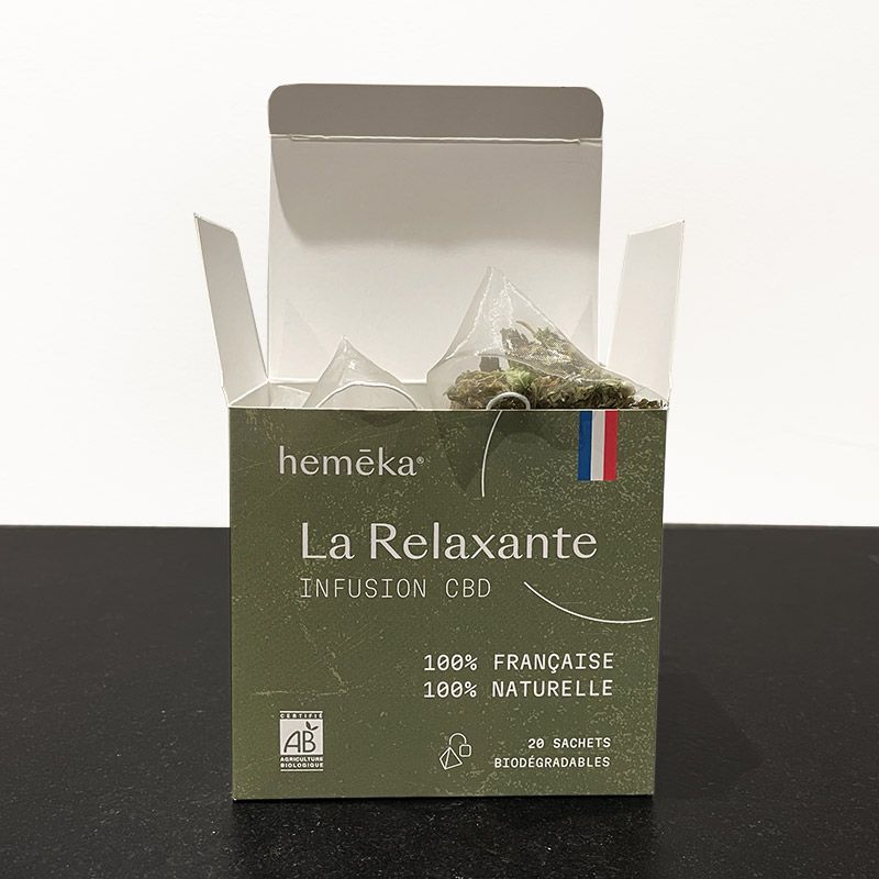 Infusion chanvre CBD La Relaxante