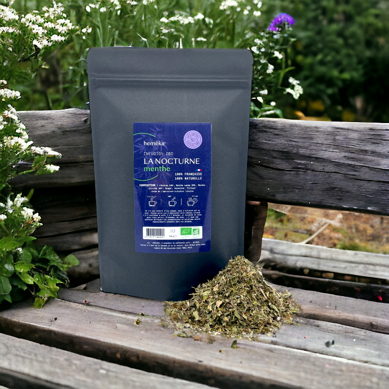Infusion chanvre CBD La Nocturne menthe (60g)