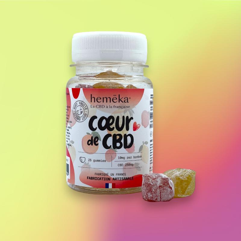 Gummies Coeurs de CBD 10 mg