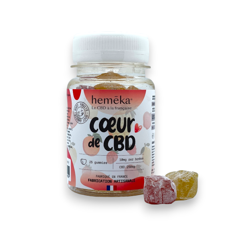 Gummies Coeurs de CBD 10 mg