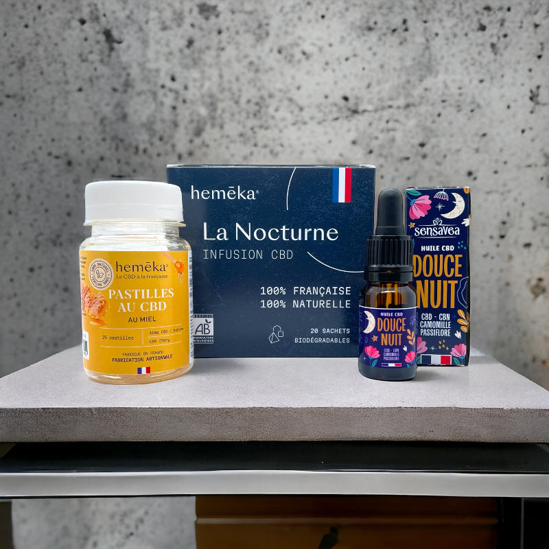 Coffret CBD Bonne Nuit : Retrouvez le sommeil !
