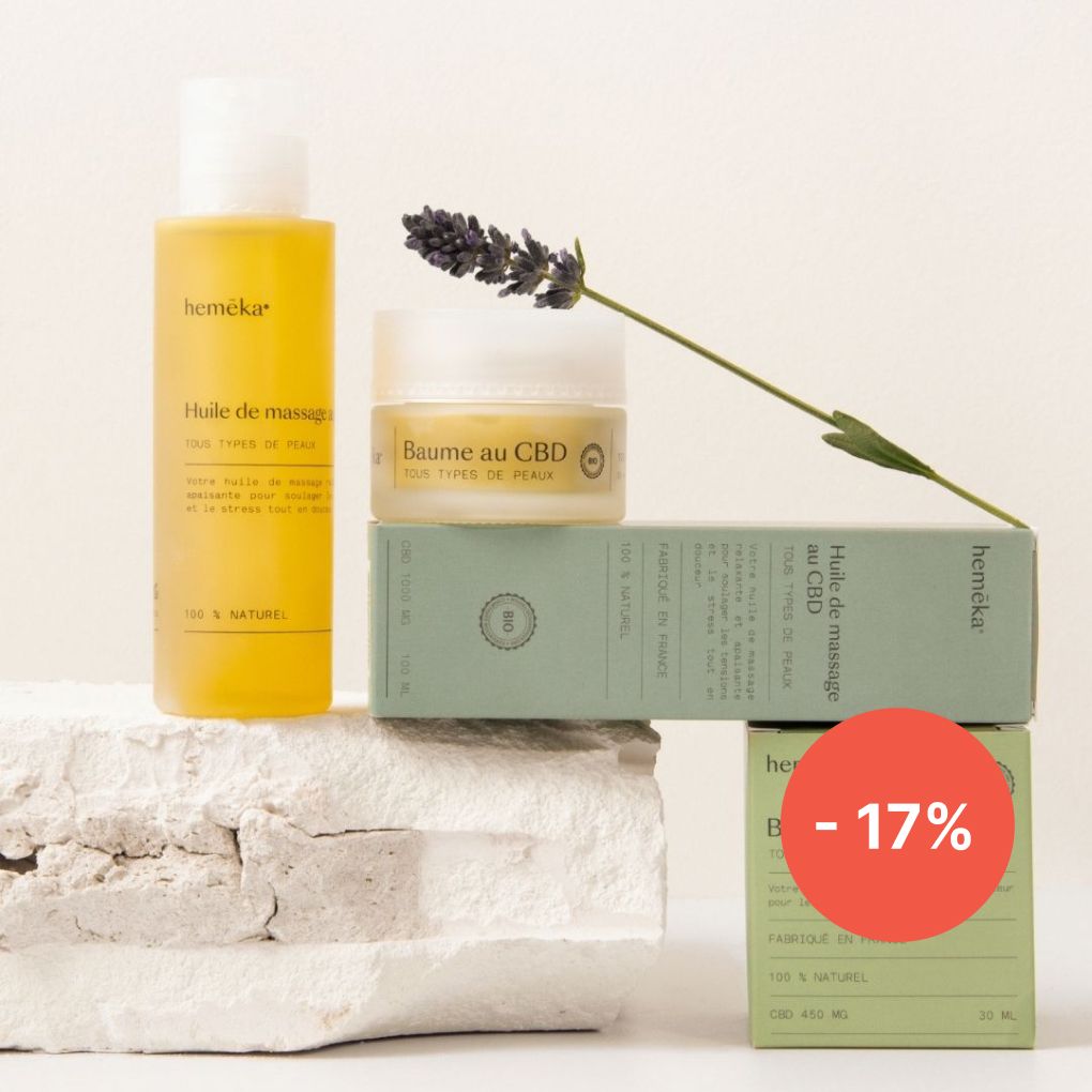 Coffret DUO cosmétiques CBD : Baume + Huile