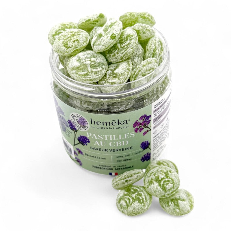 Bonbons Pastilles Verveine & CBD 10 mg
