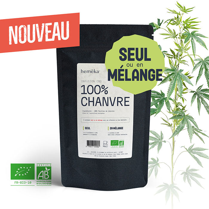 Tisane 100% Chanvre (seul ou en mélange)