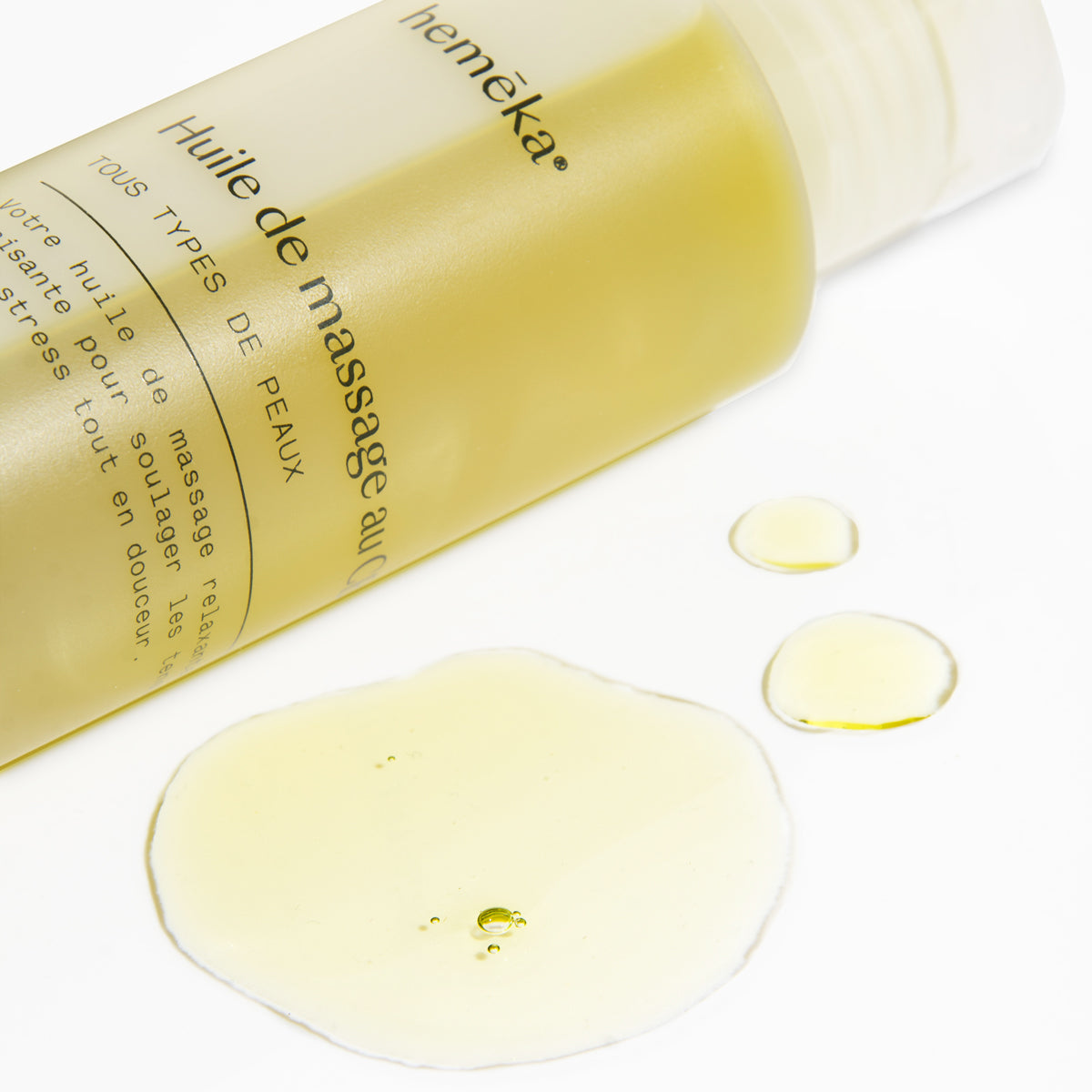 Huile de massage au CBD